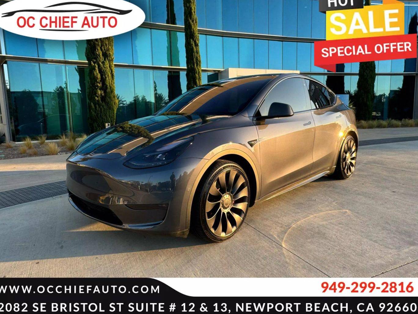 TESLA MODEL Y 2022 7SAYGDEF8NF542395 image